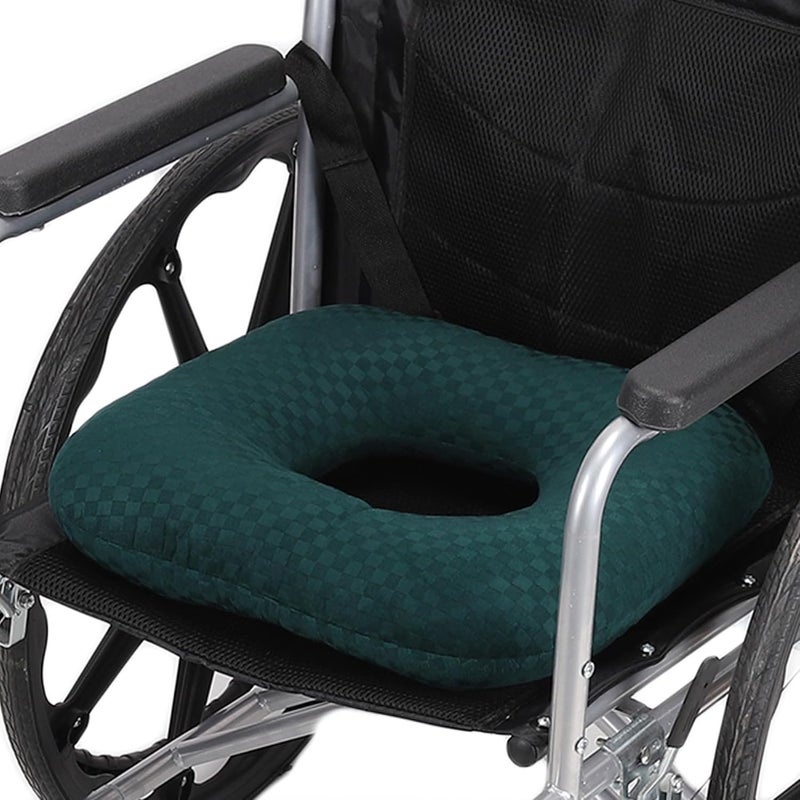 Beatvive Anti-Slip Wheelchair Cushions, Bed Sore Cushions for Butt, Ergonomic Innovations Orthopedic Donut Pillow, Medical Seat Cushion for Sciatica, Back, Coccyx, Pressure Sore (Green) - Image 1